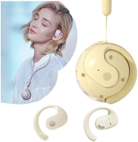 Open-Ear Bluetooth 5.4 Earphones – OWS Active Lifestyle Headset with Hi-Fi Stereo Sound, Noise-Cancelling Features, Ultra-Lightweight Design, and Portable Convenience for Running, Workouts, and Everyday Use (Black) – Your Ideal Companion for Audio Freedom and Enhanced Connectivity