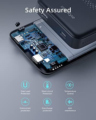 Magnetic Wireless Portable Charger 10,000 m Ah Power Bank with 20 W Fast Charging, Foldable Stand & USB-C Compatibility – Ultimate i Phone 16/15/14/13/12 Series Charging Solution for On-the-Go Convenience