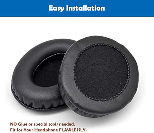 Transform Your Ausdom ANC7 Audio Journey with Luxurious Replacement Earpads – Skin-Friendly Leather & High-Density Memory Foam for Unmatched Comfort and Sound Enhancement – Effortless Installation & Robust Durability for Extended Use