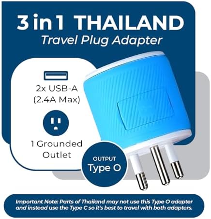 OREI Switzerland Travel Plug Adapter with Dual USB Ports – Ultimate Type J Charging Solution for USA Devices – Fast, Efficient Power for i Phones, Laptops, Tablets & More – Essential Travel Accessory for Hassle-Free Connectivity