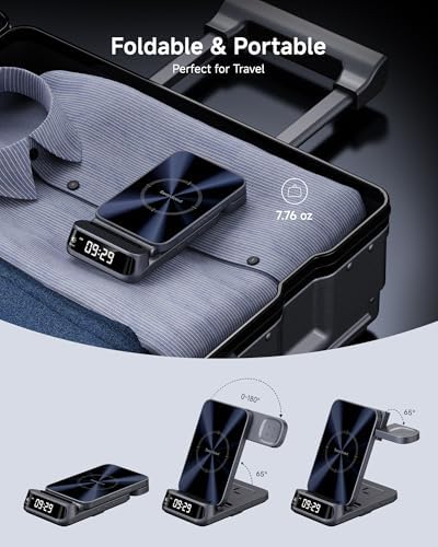 3-in-1 Wireless Charger Station for Pixel Watch 3/2 & Google Devices – Fast Charging Hub for Pixel 9 Pro Fold/9 a/9 Pro/8 Series – Sleek, Compact Design with Enhanced Compatibility and Speed