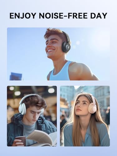 1 MORE Sono Flow SE HQ31 Wireless Bluetooth Headphones – Premium Over-Ear Design with Advanced Noise Cancellation, 90 Hours of Uninterrupted Playtime, and Hi-Res Audio Clarity for Gaming, Travel, and Work – Ergonomic Comfort in Sleek Black Finish with Superior LDAC Support