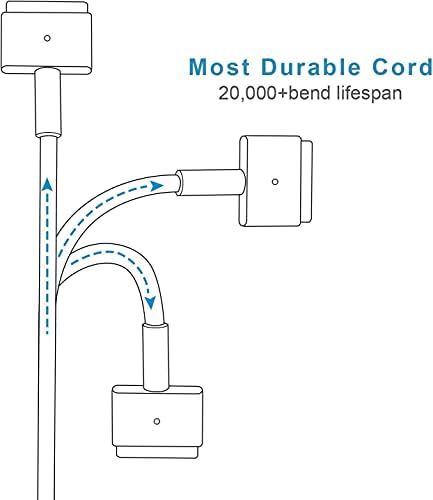 Premium 85 W T-Tip Mac Book Pro Charger – Fast Charging Replacement Adapter for 13″ & 15″ Retina Models (2012-2017) – Enhanced Compatibility with Multiple Models – Reliable Power Supply with LED Status Indicator – 24/7 Customer Support for Your Peace of Mind