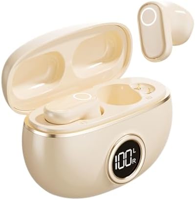 Ultra-Compact Bluetooth 5.4 Sport Earbuds for Small Ears – IPX5 Waterproof Mini Earbuds with Exceptional Stereo Sound Quality for Active Lifestyles – Discreet Comfort for All-Day Use