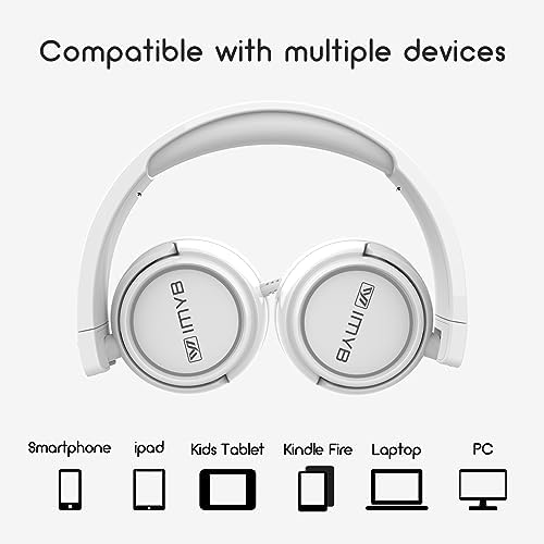 Ultimate Comfort V1 Kids Wired Stereo Headphones – Adjustable, Foldable, and Tangle-Free On-Ear Design in Vibrant Pink – Perfect for School, Travel, and Leisure with i Pads, Tablets, and Phones – Engaging Sound Experience Designed for Young Listeners – Ideal for Boys and Girls