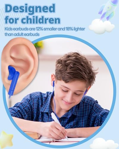 Bulk 100 Pack Premium Wired Earbuds for K-12 Learning – Lightweight In-Ear Headphones with 3.5 mm Jack for Classroom Engagement – Durable, Comfortable, and Cost-Effective Audio Solution to Boost Student Focus and Collaboration