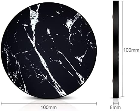 Omio Marble Wireless Fast Charging Pad – Luxurious Qi Charger for i Phone 16 Pro Max/15/14/13 & Galaxy Z Flip 6/Z Fold 6/S24 Ultra/S23 – Ultra-Fast Power Delivery with Sophisticated Marble Finish, Universal Compatibility for All Qi-Enabled Devices – Elevate Your Charging Experience Today