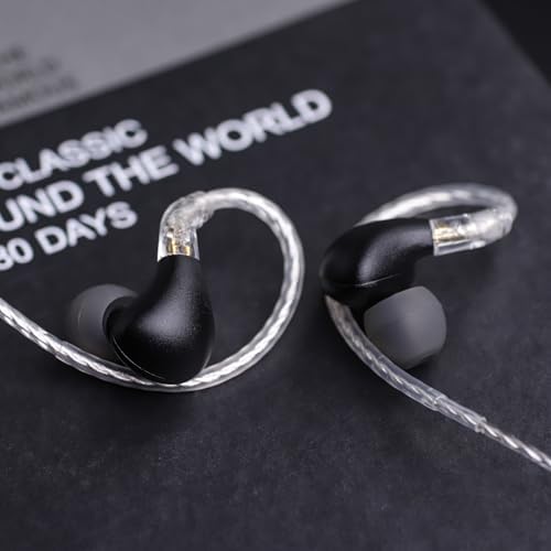 Elevate Your Sound with Linsoul BLON BL03 II Wired Hi-Fi In-Ear Monitors – Premium 10 mm Dual-Chamber Dynamic Driver Earbuds Featuring Detachable 2-Pin Cable & Type-C Connector for Enhanced Portability, Ergonomically Crafted for Musicians and Audiophiles in Stylish Silver Finish