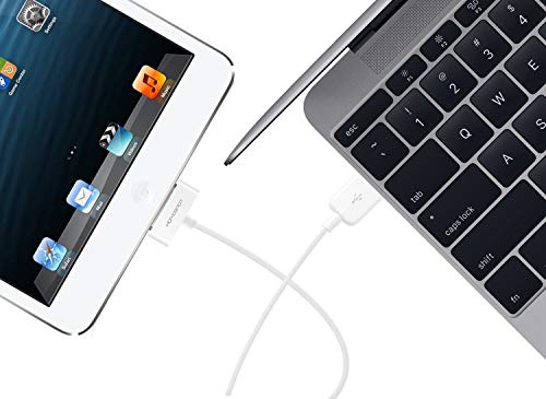 Compact 30-Pin MFi Certified Charger Cable for i Phone 4/4 S, i Pad 1/2/3, i Pod Touch/Nano – 8-Inch Short USB Charging Cord (2-Pack) – Enhanced Portability, Speed, and Durability for On-the-Go Charging Solutions