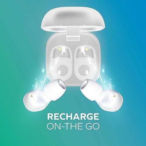 Coby Mini True Wireless Earbuds – Ultra-Compact Bluetooth Earbuds with 12-Hour Playtime, Built-in Microphone, and Lightweight Design for All-Day Comfort – Perfect for On-the-Go Music and Calls (White)