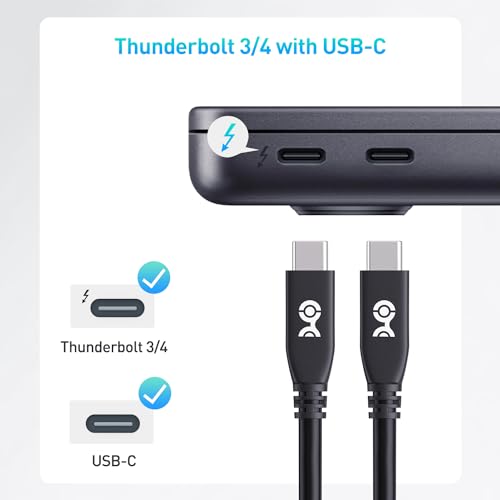 Transform Your Digital Experience with Cable Matters 40 Gbps USB 4 Cable – Exceptional 8 K Video Quality, Ultra-Fast Data Transfer, and High-Power Charging for Mac Book, XPS, and Surface Pro – 6.6 ft Robust Design for Maximum Flexibility and Uninterrupted Performance