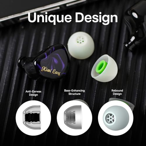 Linsoul Kiwi Ears Flex Silicone Replacement Earbud Tips – Premium Noise Isolation IEM Tips for KZ ZS10 Pro 2, Super Mix 4, Hype4, Orchestra Lite, and Cadenza | Custom Comfort and Enhanced Sound Clarity (Available in S/M/L Sizes, Stylish Green) – Transform Your Audio Experience