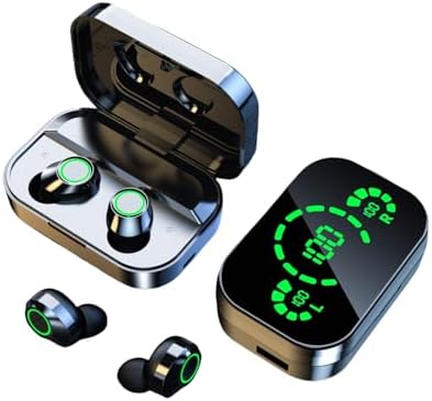 Revolutionary Wireless Earbuds with Superior Active Noise Cancellation – 48-Hour Battery Life for Endless Listening, Sweat-Resistant Design for Fitness Enthusiasts, LED Battery Indicator for Easy Monitoring, Effortless Bluetooth Pairing for Seamless Connectivity