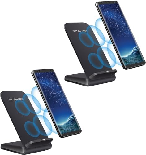 Ultra-Fast 15 W Wireless Charging Stand – Versatile Dock for i Phone 16/15/14/13/12/11/XR/8, Samsung Galaxy S24/S23/S22/S21/S20, Google Pixel 9/8/7, and More – Ergonomic Design for Seamless Charging Experience and Enhanced Safety Features