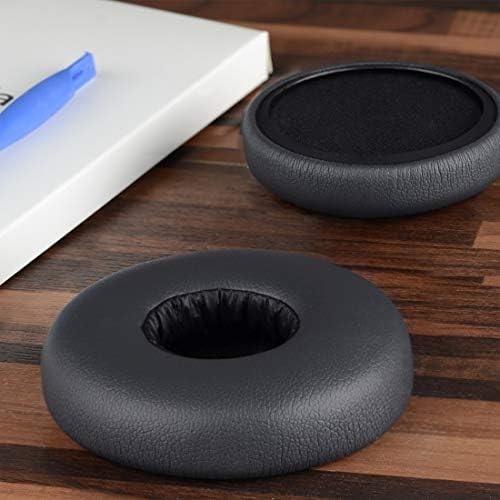 Geekria Quick Fit Replacement Ear Pads for AKG N60 NC Wired Headphones – Premium Memory Foam Cushions in Dark Grey for Enhanced Comfort and Sound Quality Restoration – Essential Repair Accessory for Audiophiles