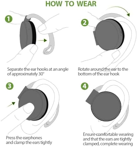 Discover the Ultimate Bluetooth V5.3 On-Ear Headphones for Active Lifestyles – Innovative Open Ear Design with Secure Earhooks, Featuring Advanced Noise Cancelling Technology and Extended Battery Life – Perfect Gift for Virgo Constellation Lovers and Music Aficionados – Enjoy Immersive Sound Quality Anywhere You Go