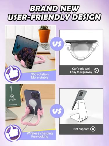 Cell Phone Stand Thumbs Up Lazy Phone Stand – Phone Holder 2025 College Graduation Gifts for Her Him Cellphone iPhone Stand for Desk Birthday Gifts for Teens Girls Boys Adults Women Men Wife – Enhanced Compatibility and Speed