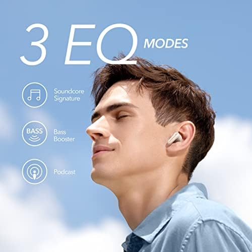 Anker Soundcore Life P2 Mini True Wireless Earbuds – Bluetooth 5.2 for Seamless Connectivity, Customizable EQ for Personalized Sound, 32-Hour Playtime with Quick Charge, Compact Design for Comfortable Daily Use, Deep Bass Performance for Music Lovers (White)