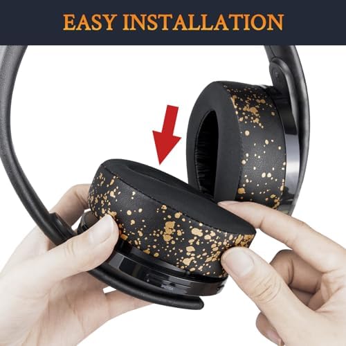 SOULWIT Premium Cooling-Gel Earpads for Sony PS5 Pulse 3 D Wireless Headset – Noise-Isolating Cushions for Enhanced Comfort and Gameplay – Effortless Installation, Sleek Black Design for Ultimate Gaming Experience
