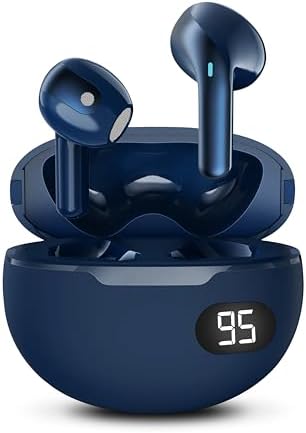 Gabba Goods Bliss Wireless Bluetooth Earbuds – Ultimate Ergonomic In-Ear Fit with Touch Controls for Seamless Audio Experience, 6-Hour Playtime & Built-in Mic for Crystal Clear Communication – Perfect for Travel, Gym, Home & Gaming Compatibility in Stylish Black Finish