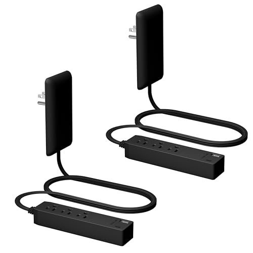 Elevate Your Power Management with the LIDER Ultra-Thin Outlet Extender – 3 Receptacles, 12 W USB Type-A & USB Type-C Charging Ports, Compact Flat-Face Design, 3 ft Cord, ETL-Listed Safety Assurance, Perfect for Home and Office Use