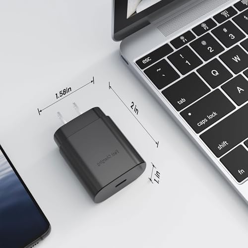 25 W Dual-Pack Type C Fast Charger with USB C Cable – Power Up Your Samsung Galaxy S24/S23/S22/S21/S20 & i Phone 16/15 – Efficient Rapid Charging for Home & Travel – Compact & Durable Power Solution for On-the-Go Charging
