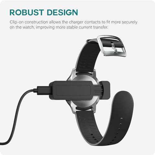 TUSITA 1 M Fast Charging Cable for Withings Scanwatch 2 & Light | Premium Durable Charger for Rapid Health Tracking | Essential Accessory for Effortless Power Management and Fitness Monitoring