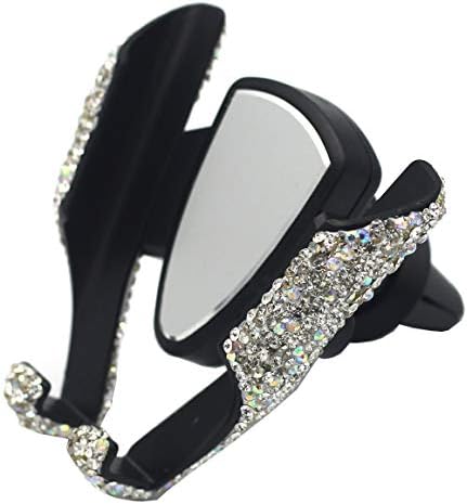 Glamorous Rhinestone Universal Car Air Vent Phone Holder – Elegant Hands-Free Accessory for Smartphones with 360-Degree Rotation and Secure Grip – Stylish Auto Vent Mount Enhancing Safety and Luxury