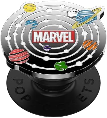 Marvel Captain America Mag Safe Pop Socket Grip – Secure Enamel Phone Holder with Kickstand, Wireless Charging Ready, Lightweight Design for Ultimate Usability and Marvel Fandom Style
