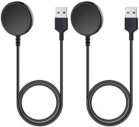 Replacement Fast Charging Cable for Samsung Galaxy Watch 3/4/5/6/7 – 2-Pack, 3.3 ft Cord for Enhanced Compatibility and Convenience in Smartwatch Charging Solutions