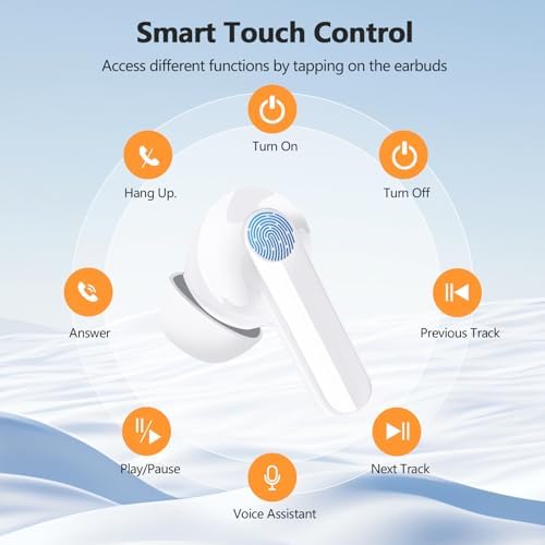 Next-Gen Wireless Earbuds 2025: Bluetooth 5.4 Technology for Ultra-Fast Connectivity, Immersive 3 D Stereo Sound, Advanced ENC Noise Cancellation, and 48-Hour Playtime – IPX7 Waterproof Design for Active Lifestyles, LED Battery Indicator, Universal Compatibility for Effortless Pairing – Redefine Your Sound Experience Today!