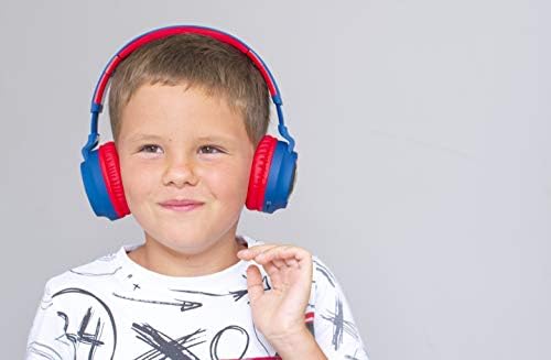 Kid-Friendly Bluetooth Headphones with LED Lights – Safe 85 d B Volume Limit for Young Ears, Foldable Design for Travel Ease, Micro SD Card Playback, Integrated Mic for Calls – Perfect Wireless Audio for Kids’ Adventures and Learning