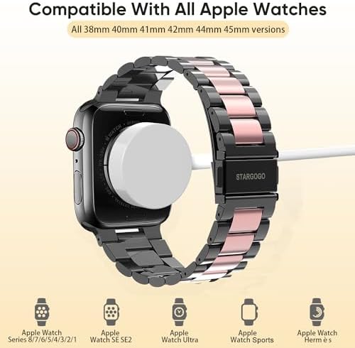 Ultimate 6.6 FT Wireless Fast Charging Cable for Apple Watch – Portable Charger with USB Wall Plug Adapter, Compatible with All Series Including 9/8/7/SE/6/5/4/3/2/1 – Enhanced Charging Speed and Flexibility for On-the-Go Power Solutions