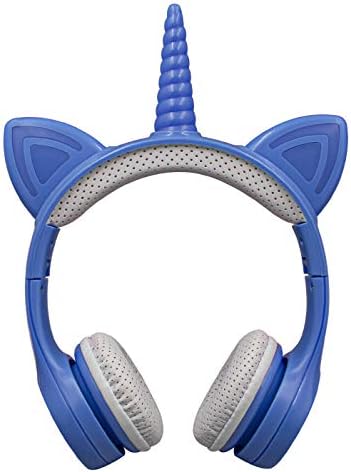 Enchanting Unicorn Wireless Headphones for Kids – Stylish Pink Foldable Design with Light-Up Features, Perfect for Tablets and Toddlers – Superior Sound Quality and Comfort for Magical Listening Adventures – Durable, Adjustable, Tangle-Free Fun for Every Little Girl