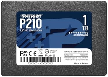 Transform Your Computing with Patriot Memory P210 128 GB SATA III SSD – Ultra-Fast 2.5 Inch Internal Drive for Gamers and Creative Professionals Seeking Unmatched Performance and Reliability