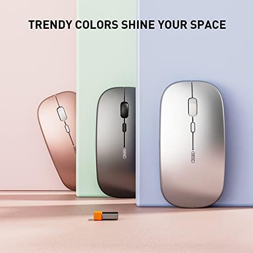 Elevate Your Productivity with the INPHIC M1 II Tri-Mode Wireless Mouse – Lightweight 80 g Bluetooth 5.0/4.0 & USB Connectivity, Ergonomic Design, Visible Battery Indicator & Type-C Charging for Windows, Mac, Tablets & Laptops – Sleek Black Finish for Ultimate Versatility