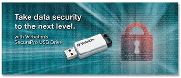 Verbatim 16 GB Secure Pro USB 3.0 Flash Drive – AES 256 Encryption for Ultimate Data Security, Lightning-Fast Transfers, Sleek Silver Design – Perfect for Safe File Storage on PCs and Macs