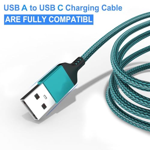 High-Speed USB Type C Cable 3-Pack – Durable Nylon Braided Charger for i Phone 16, Galaxy S24 & PS5 – Versatile 10 ft, 6.6 ft, 3.3 ft Lengths for Rapid Charging and Data Transfer – Enhanced Compatibility for All Modern Devices