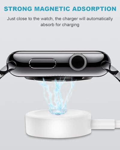 Revolutionize Your Charging Experience with the 4 in 2 Dual-Use Multi Charging Cable – Effortless Fast Charging for Apple Watch & i Phone! Compatible with Apple Watch Series 9/8/7/6/5/SE/Ultra, i Phone 15/14/13/12/11/X/SE, and i Pads – 4 FT Length for Ultimate Flexibility & Durability – The Perfect Travel Charger for On-the-Go Convenience! Experience Lightning-Quick Charge Technology to Reduce Downtime and Keep Your Devices Powered Anytime, Anywhere – Designed for Maximum Efficiency and Versatility, This Cable Simplifies Your Charging Routine with Its Robust Build and Universal Compatibility, Making It an Essential Accessory for Tech Enthusiasts.