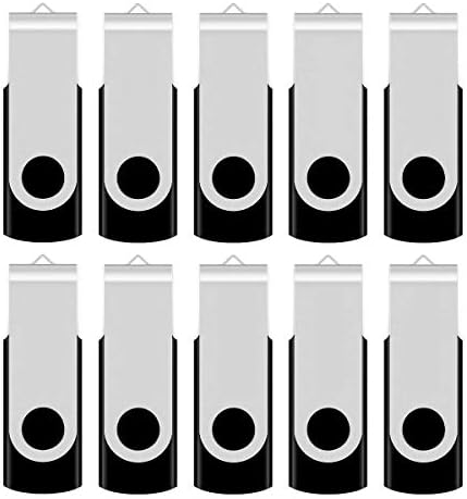Colorful 5-Pack Aiibe 128 GB USB Flash Drives – High-Speed USB 2.0 Memory Sticks for Effortless File Transfers and Dynamic Data Storage Solutions in Black, Red, Yellow, White, and Purple