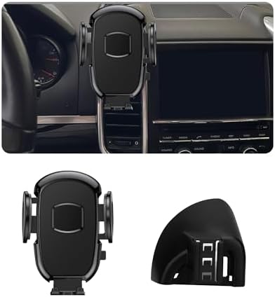 Car Phone Holder Fits for Porsche[Only Fits for 2010-2015 Porsche Cayenne], Car Cell Phone Mount Navigation Bracket Snugly fit Air Vent,4.7-7 inches Phones,360 Degree Rotation,Easy to Install – Enhanced Compatibility and Speed