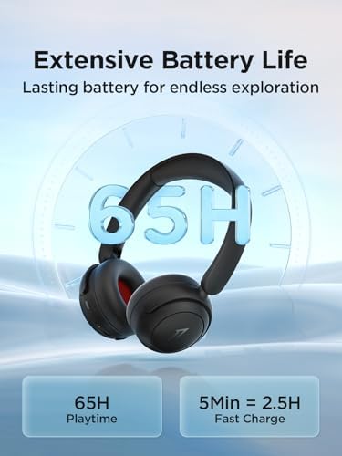 Elevate Your Child’s Audio Adventure with 1 MORE HQ20 Sono Flow Mini Wireless Bluetooth Headphones – Safe Volume Control, 65-Hour Battery Life, Comfortable Over-Ear Design & Built-in Microphone for Seamless Android & i OS Compatibility (Black) – The Ultimate Choice for Young Audiophiles Seeking Quality and Comfort