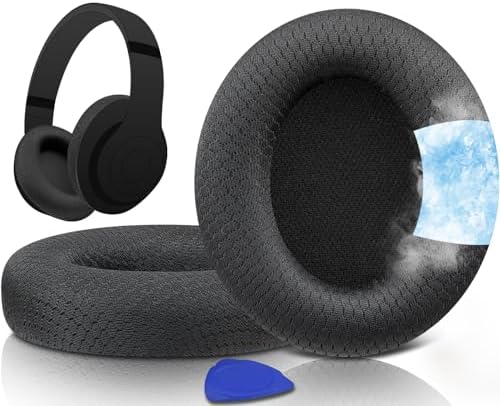 Transform Your Beats Studio Pro with SOULWIT’s Premium Cooling Gel Earpads – Advanced Breathable Mesh & High-Density Foam for Superior Comfort and Noise Isolation – Stylish Navy Blue Aesthetic – Enhanced Fit for Ultimate Audio Enjoyment