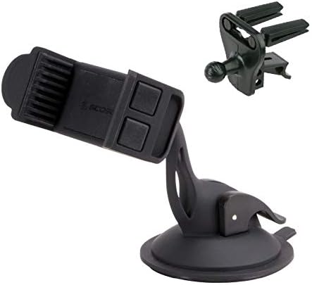 Elevate Your Driving Safety with the Scosche SUHRM 360° Rotatable Rear View Mirror Phone Holder – Universal Cell Phone Mount for i Phone 12-16 Series & Android Devices Up to 3.5 Inches for Effortless Hands-Free Navigation and Enhanced Road Awareness