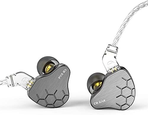 Kinboofi KBEAR Rosefinch Aqua Green Wired In-Ear Headphones – High-Performance Noise-Canceling Earbuds with Aviation-Grade Zinc Alloy Construction and Detachable Cable for Custom Audio – Perfect for Singers and Audiophiles Seeking Unmatched Sound Clarity and Comfort