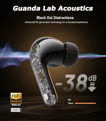 Revolutionary Bluetooth 5.3 Wireless Earbuds with Superior Noise Cancellation – IPX7 Waterproof for Active Lifestyles, Deep Bass Audio & 40-Hour Playtime – Ergonomic Comfort Design with Real-Time LED Battery Indicator – Perfect for Music, Sports, and Professional Calls – Unmatched Audio Experience Everywhere