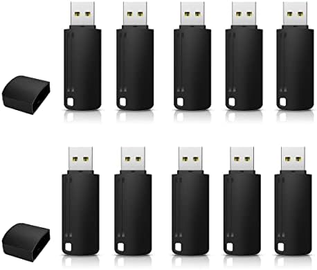 KEXIN 64 GB USB Flash Drive Pack – 10 Durable USB 2.0 Thumb Drives for Effortless Data Storage and Transfer – Perfect for Professionals and Students on the Go