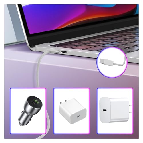 Premium USB C to Magnetic 3 Cable – 2 M for Mac Book Air & Pro (2024/2023) – 140 W Fast Charging with Durable Braided Design – Secure Magnetic Connector for Enhanced Device Efficiency – Ideal for Home, Office & On-the-Go Charging
