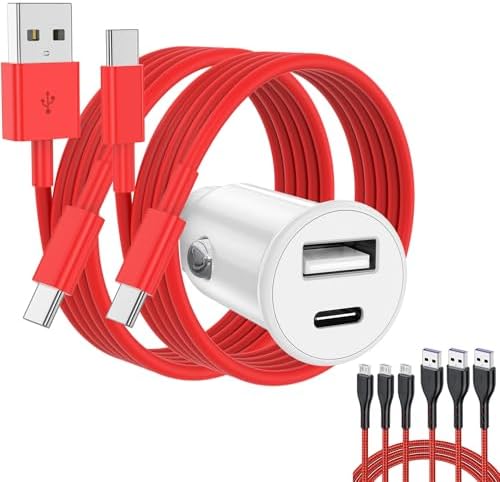 High-Power USB C Car Charger for i Phone 16 & 15 Series – 40 W Dual Port Fast Charging Adapter with 3 FT USB-C to C & A to C Cables – Versatile Compatibility for i Pad, Samsung, and More – Compact Design for On-the-Go Convenience and Enhanced Safety Features