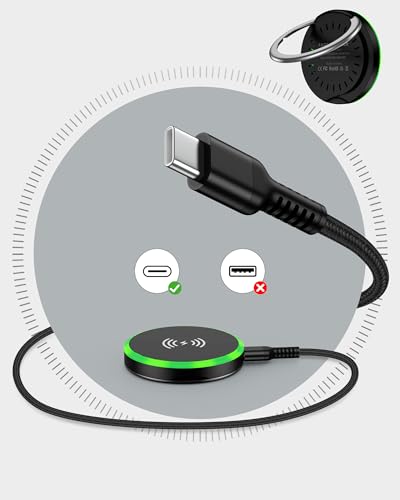 Samsung Mag Safe Wireless Charger 15 W Fast Charging Pad – Premium Magnetic Charger for i Phone 16 Series, Galaxy S25 Ultra & Qi-Enabled Devices – Portable Foldable Stand with USB-C Cable for Effortless Charging On-the-Go – Optimal Performance with Overheat Protection & Seamless Case Compatibility
